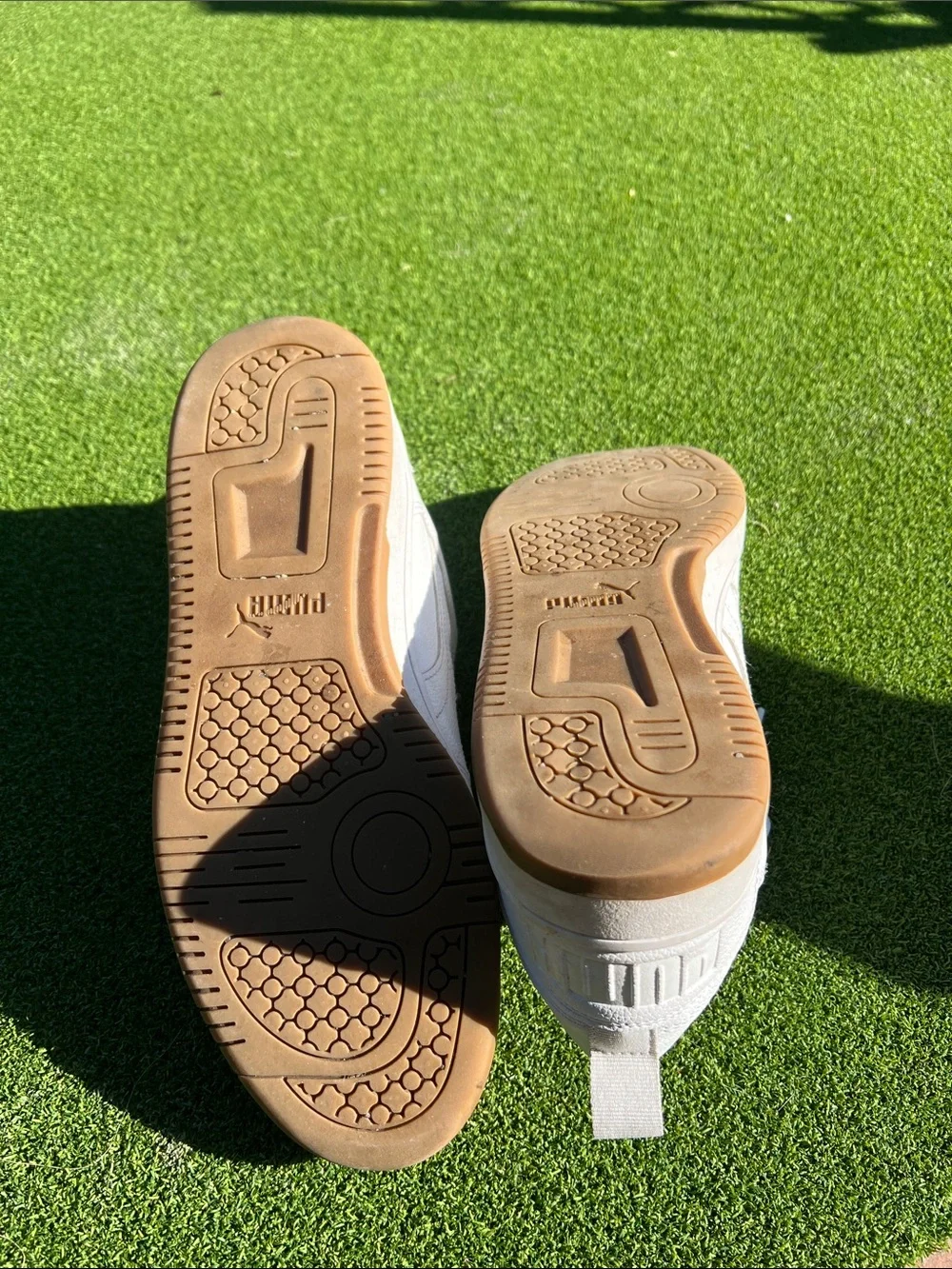 Puma White Low-Top Men's Sneakers